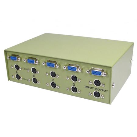 SB-704 NewLink 4 Port 8 Output SVGA Switch