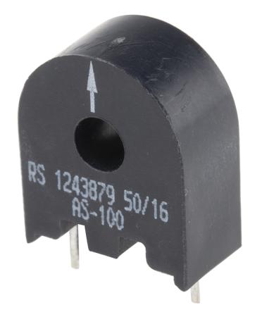 124-3879 RS PRO Current Transformer, 15A Input, 50:1, 5mm Bore