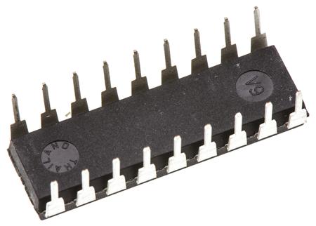 PIC18F1220-I-P Microchip PIC18F1220-I/P, 8bit PIC Microcontroller, 40MHz, 4 kB, 256 B Flash, 18-Pin PDIP