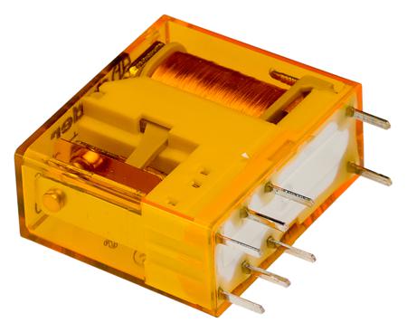 406180244000 Finder PCB Mount Power Relay Module, 24V ac Coil, 16A Switching Current, SPDT