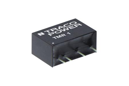 TMR-1-1211 TRACOPOWER TMR 1 1W Isolated DC-DC Converter Through Hole, Vin 9 → 18 V dc, Vout 5V dc, I/O isolation 1.5kV dc