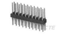 1-103542-5 TE Connectivity 1-1035 Series Straight Through Hole Header, 32 Contact(s), Unshrouded