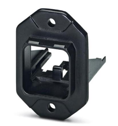 1608197 Phoenix Contact, VS-PPC-F1-RJ45-POBK-1R-F Panel Mounting Frame for use with RJ45 Socket Inserts