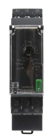 RE22R2QEMT Star Delta Single Timer Relay, Screw, 0.3 → 30 s, DPDT, 2 Contacts, DPCO, 380 → 415 V ac