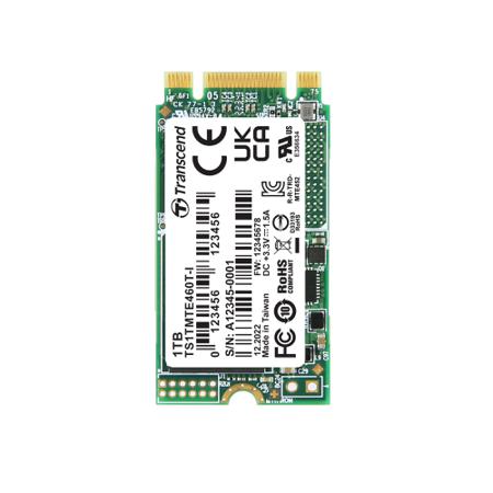 TS1TMTE460T-I 1TB, M.2 2242, PCIe Gen3x2, NVMe, 3D TLC