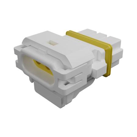 52117-0340 Molex Mizu-P25 Series, 52117 Series Number, 1 Row 3 Way Cable Mount Socket Housing, Socket Housing