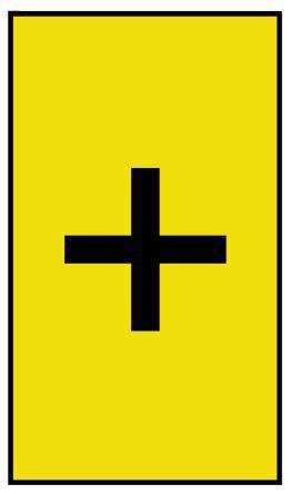 901-10638 HellermannTyton Ovalgrip Slide On Cable Marker, Pre-printed + Black on Yellow 1.7 → 3.6mm Dia. Range