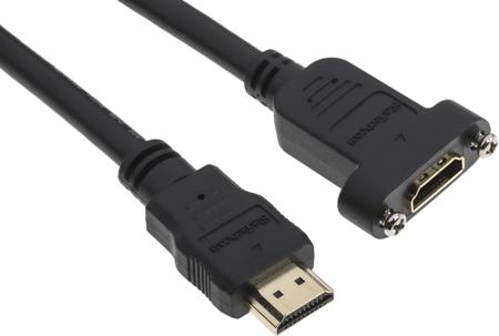 HDMIPNLFM3 StarTech.com HDMI 1.4, 0.9m Female HDMI to Male HDMI High Speed 4K @ 30Hz