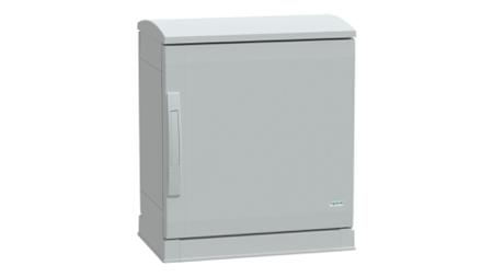 NSYPLAZT553G Schneider Electric Thalassa Series Fibreglass Reinforced Polyester Single-Door-Door Floor Standing Enclosure, Opaque