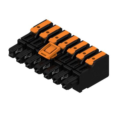 8000078358 Weidmüller, 7.5mm Pitch, OMNIMATE 4.0, 7 Way, , Pluggable Terminal Block, Hybrid Header, PCB Mount, Snap In