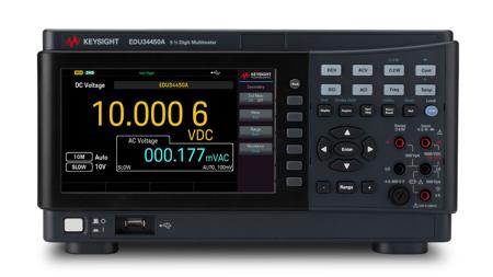 EDU34450A Keysight Technologies  Bench Digital Multimeter, 3A ac Max, 3A dc Max, 750V ac Max - RS Calibrated