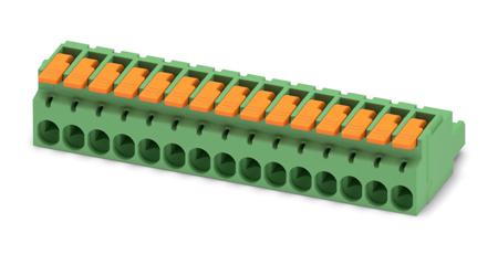 1110599 Phoenix Contact, 5.08mm Pitch, 12 Way, , Pluggable Terminal Block, Plug, Cable Mount, Push-In Termination,