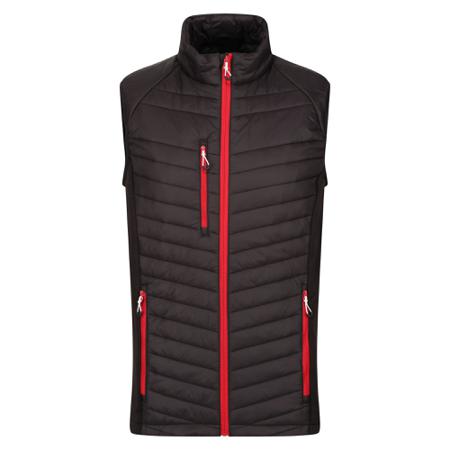TRA894-48B-90 Regatta Professional TRA894 Black, Red Bodywarmer, XXL
