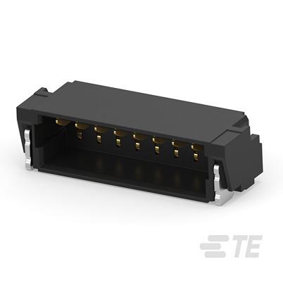 2483190-8 TE Connectivity 2483 Series Right Angle Surface Mount PCB Header, 8 Contact(s), 0.8mm Pitch, 1 Row(s), Shrouded