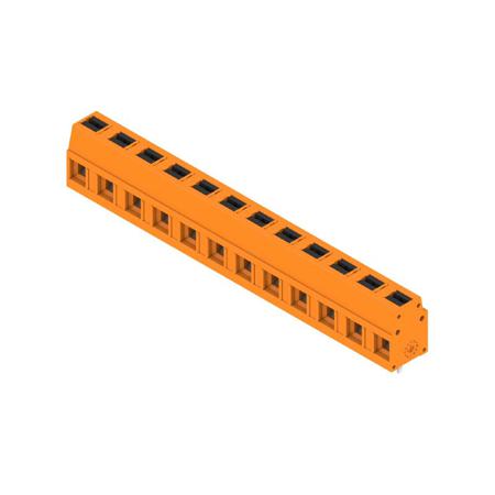 2787670000 Weidmüller  Series PCB Terminal Block, 12-Contact, 7.5mm Pitch, Push-In, 1-Row, Solder Termination