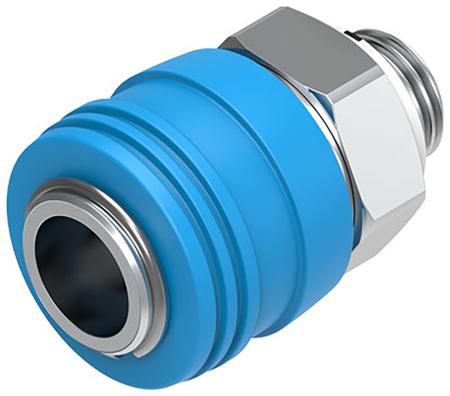 KD4-1/4-A Festo Brass Male Pneumatic Quick Connect Coupling, G 1/4 Male 8mm G 1/4