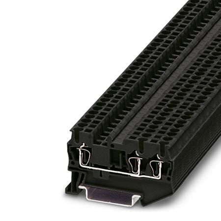 3037342 Phoenix Contact  ST 2.5 Clipline Series Black, Single-Level, Spring Clamp Termination