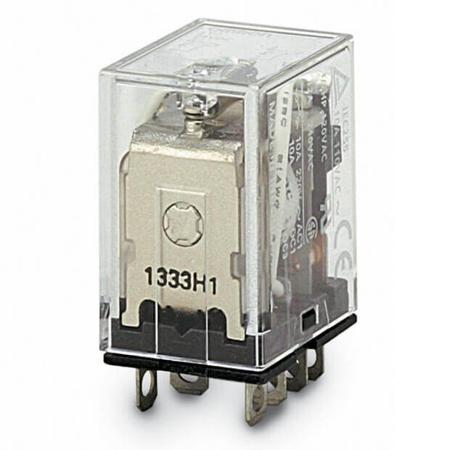 LY2I4N 24VDC Omron Plug In Power Relay, 24V dc Coil, 10A Switching Current, DPDT