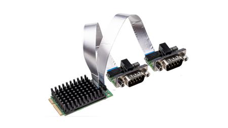 CIFX 90E-2CO\ET\F Hilscher 2 Port Mini PCI Express D-sub, 9 Pin Serial Card