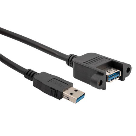 U3A00100-1M L-Com USB 3.0, Male USB to Female USB, 1m