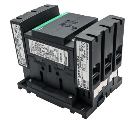LC1D115U7 Schneider Electric Tesys D LC1D 3 Pole Contactor, 3NO (Main), NO/NC (Auxiliary), 115 A, 240 V ac Coil
