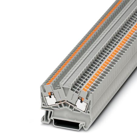3211799 Phoenix Contact  PTS 2.5 Series Grey, 0.14 → 4mm², Single-Level, Push In Termination