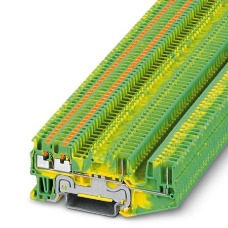 3212413 Phoenix Contact  PT 1 Series Green, Yellow, Push In Termination