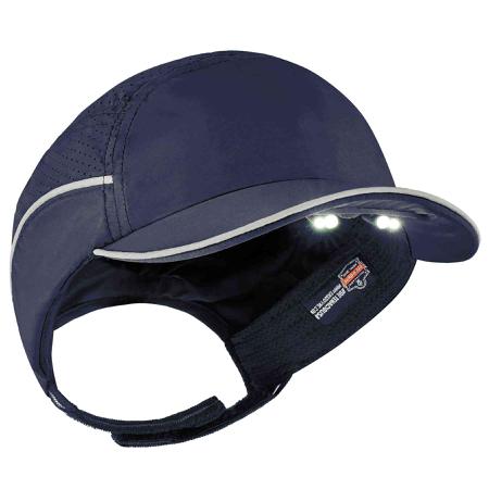 23338 Ergodyne Navy Standard Peak Bump Cap, Foam Protective Material