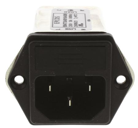 B84773A0010A000 EPCOS B84773 Series 10A 250 V ac/dc 50 → 60Hz Panel Mount RFI Filter, with Tab Terminals, Single Phase