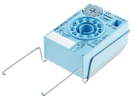 CT3-E30 / S Releco CT3-E Series Plug In Timer Relay, 9.5 → 18V dc, 0.2 → 30 min, 0.2 → 30s, 1-Function