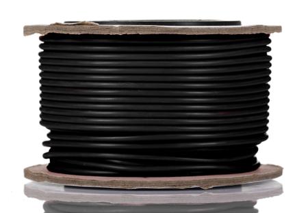 248-3619 RS PRO Black 0.5mm² Hook Up Wire, 20 AWG, 16/0.2 mm, 25m, Silicone Rubber Insulation