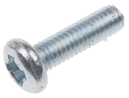 560-653 Cross Pan Head Machine Screw Steel Bright Zinc Plated, M3.5 x 12mm