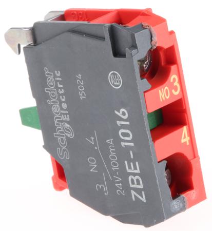 ZBE1016 Schneider Electric Harmony XB Series Contact Block, 1NO