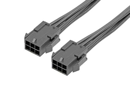 2147581063 Molex 6 Way Male Micro-Fit 3.0 Unterminated Wire to Board Cable, 600mm