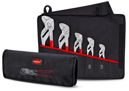 00 19 55 S4 Knipex 5-Piece Pliers wrench, 125 → 300 mm Overall