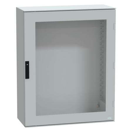 NSYPLM108TG Schneider Electric Fibreglass Reinforced Polyester, Wall Box, IP66, 350mm x 1056 mm x 852 mm