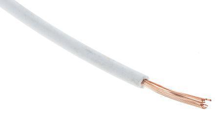 903-4033 RS Pro White, 100m PTFE UL1371 Hookup & Equipment Wire 24 AWG