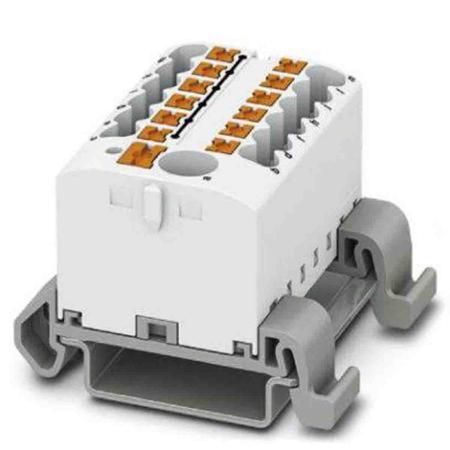 3273232 Phoenix Contact Distribution Block, 13 Way, 4mm², 24A, 690 V, White