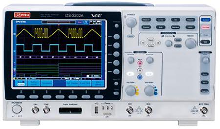 124-1974 RS PRO IDS2202A, 200MHz Bench Oscilloscope, 2 Analogue Channels - RS Calibrated