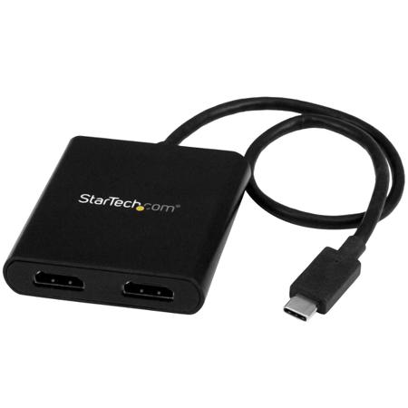 MSTCDP122HD StarTech.com USB C to HDMI Adapter, USB 3.1, 2 Supported Display(s) - 4K @ 30Hz