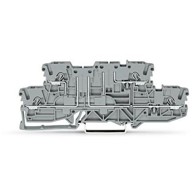 2002-2941 WAGO TOPJOB S Series Double Level Terminal Block, 2.5mm², 2-Level, Push In Termination, ATEX, CSA, IECEx
