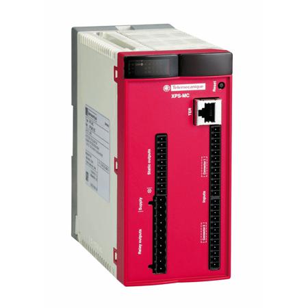 XPSMC16Z Preventa XPS MC Series Safety Controller, 16 Safety Inputs, 10 Safety Outputs, 24 V dc