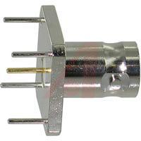 112536 connector,rf coaxial,bnc straight pcb jack w/flange,4 legs,.500 leg spac,50 ohm
