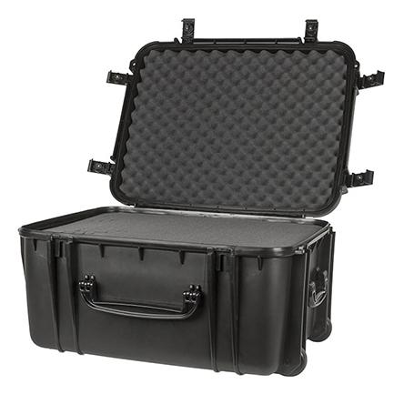 SE1220F,BK Serpac SE Waterproof Plastic Equipment case With Wheels, 384 x 709 x 566mm