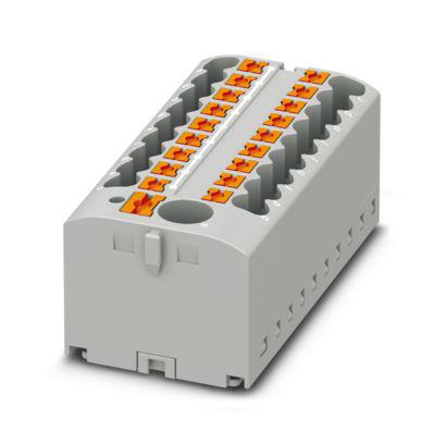1221440 Phoenix Contact Distribution Block, 18 Way, 2.5mm², 22.5A, 440 V, Grey