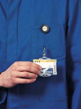 8152-58 Durable Anthracite Name Card Holder