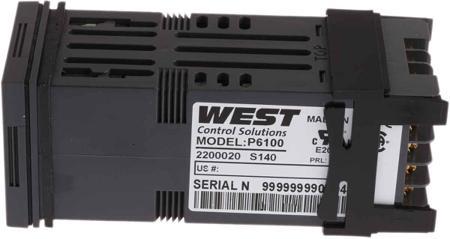 P6100-2200-020 West Instruments P6100 PID Temperature Controller, 48 x 48 (1/16 DIN)mm, 1 Output SSR