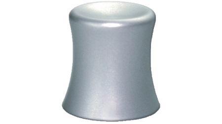 K1-SH-S60 Elma 18mm Silver Potentiometer Knob for 6mm Shaft D Shaped,