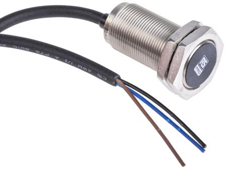 206-6143 RS PRO Inductive Threaded Barrel Proximity Sensor, M18, 8 mm Detection, PNP NO, 10 → 30 V dc