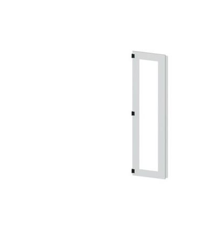 8MF1870-2UT25-0BE2 Siemens 8MF18 Series Glass, Steel RAL 7035 Glazed Door, 1800mm H, 450mm W for Use with SIVACON 8MF1